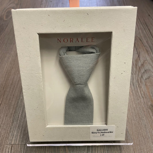 Heathered Mist Noralee Skinny Tie, 1-4Y