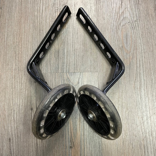 Black  Training Wheels, Pre-owned