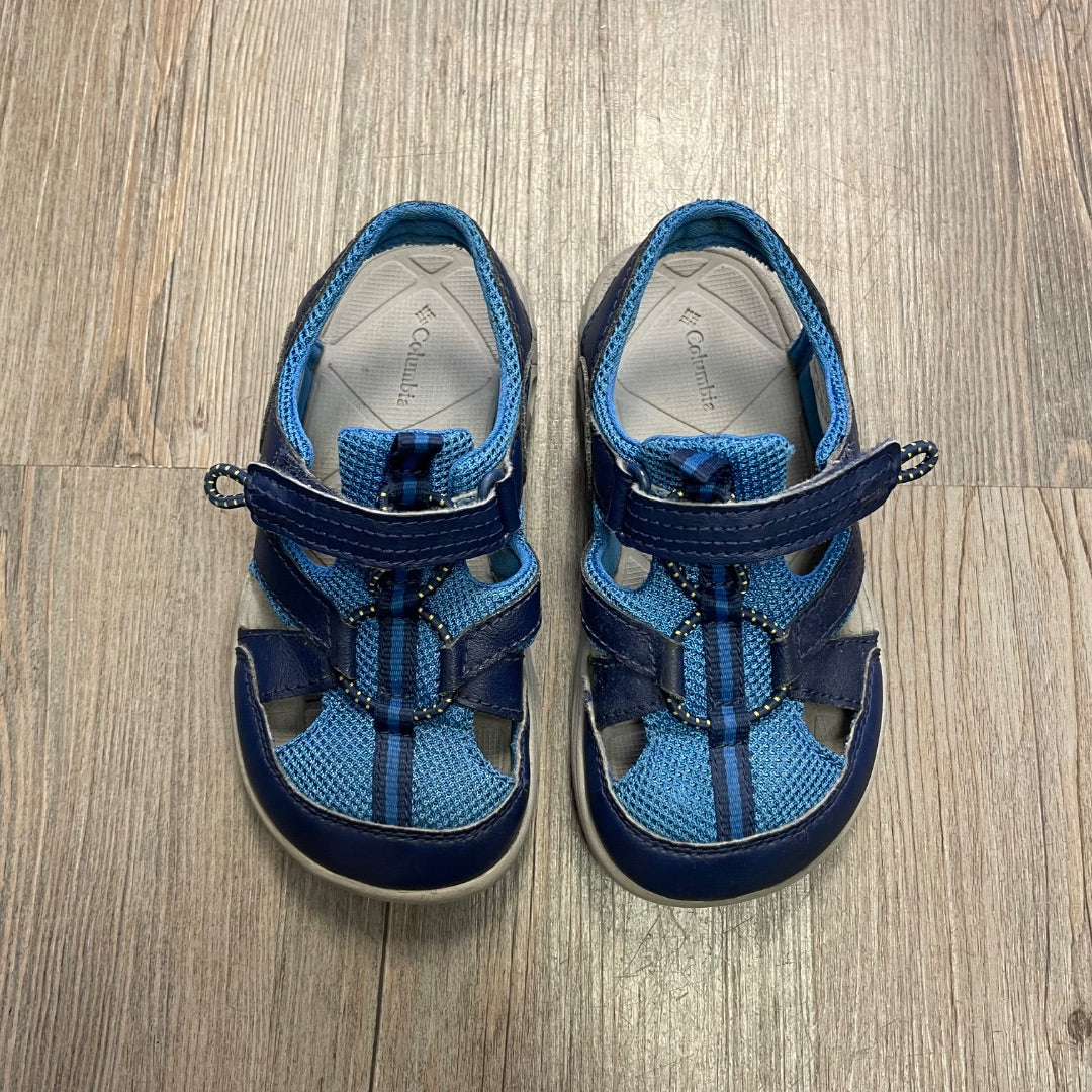 Blue Columbia Sandals, 12Y