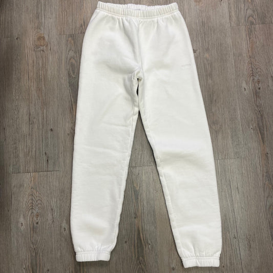 White TNA Jogger Pants, 2XS