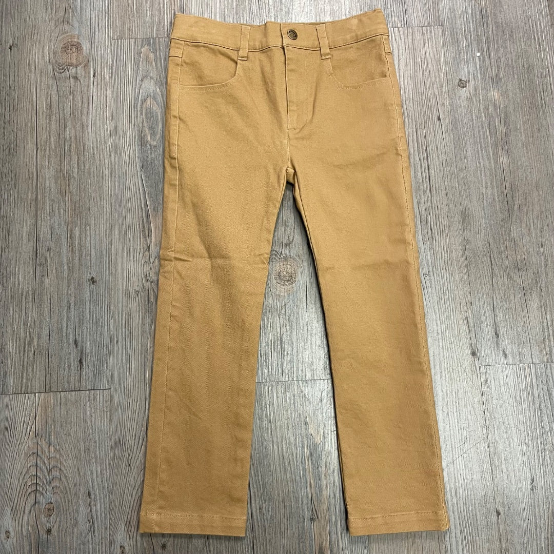 Brown Appaman Adjustable Waist Jeans, 6Y