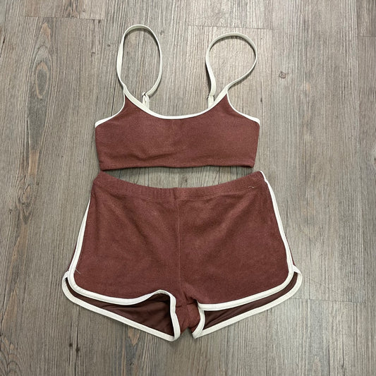 Chocolate Rylee + Cru Malia Bikini Set, 12Y