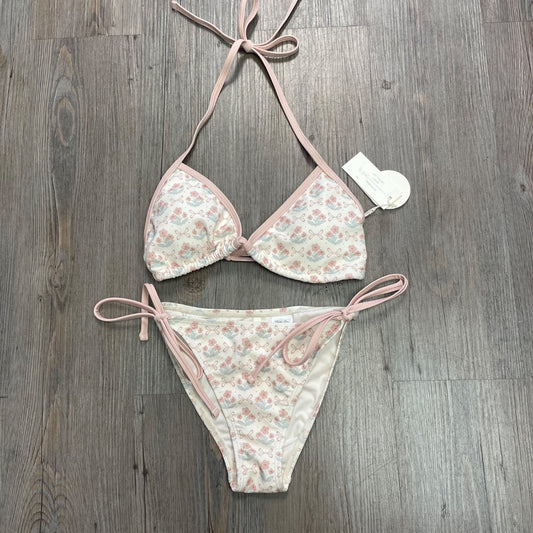 Ivory Blossom Rylee + Cru Bikini Set, 12Y