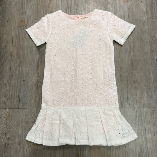 Soft Pink Appaman Eyelet Eve Dress, 6Y