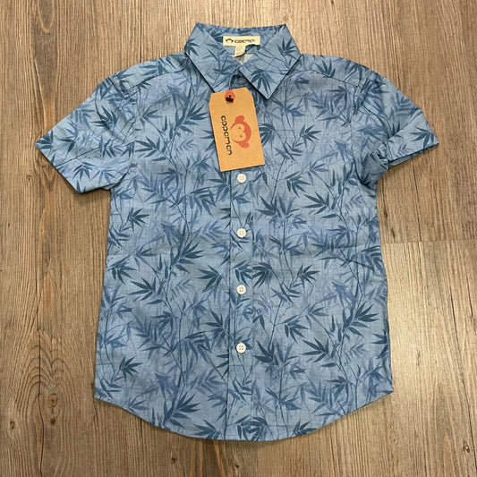 Blue Appaman Bamboo Day Party Shirt, 6Y