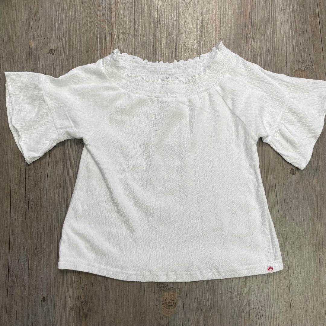 White Appaman Boho Smocked Top, 6Y