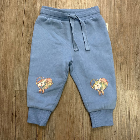 Blue Hux Baby Whimsical Unicorn Track Pants, 6-12M