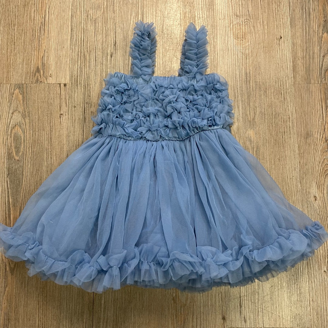 Navy Hux Baby Cha Cha Dress, 12-18M