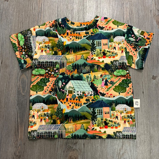 EvergreenLittle Yogi Oversized T-Shirt,3-4Y