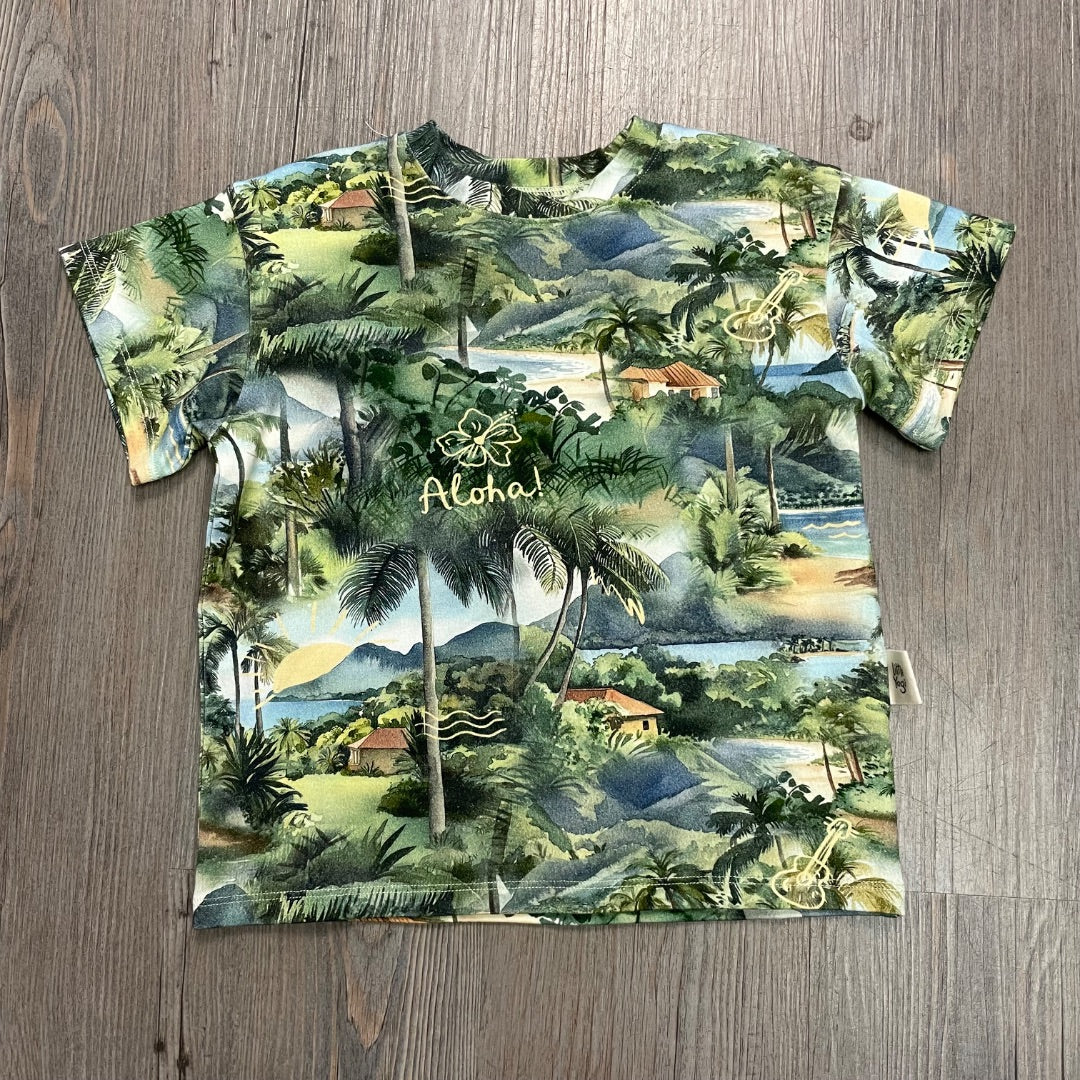 Aloha EvergreenLittle Yogi Oversized T-Shirt, 3-4Y