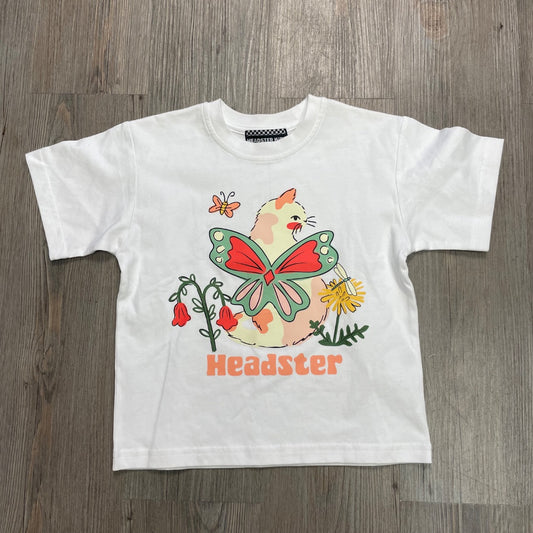 White Headster Purrfectly Magical T-Shirt, 10Y