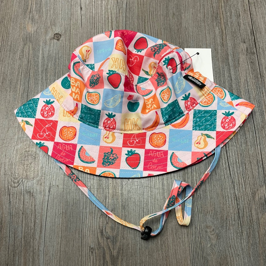 Fruity Fiesta Soft Pink Headster Bucket Hat, 2-7Y