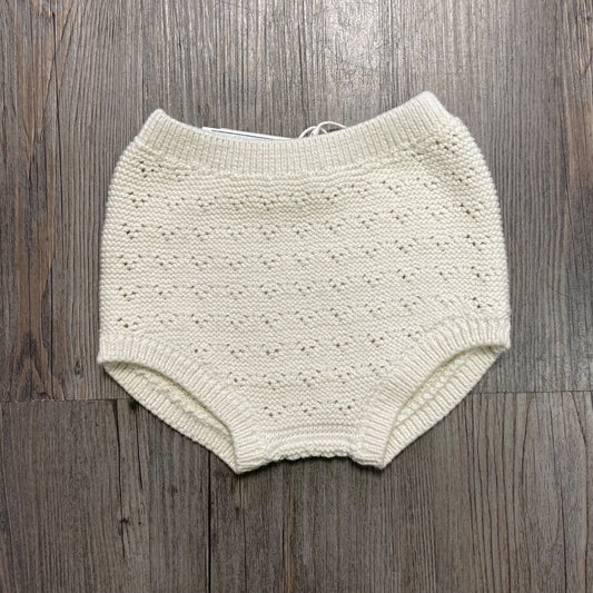 Natural Quincy Mae Knit Bloomer, 3-6M