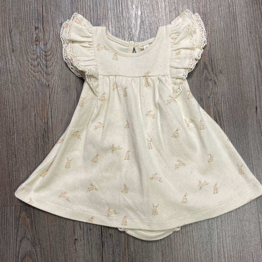 Bunnies Quincy Mae Flutter Dress, 3-6M
