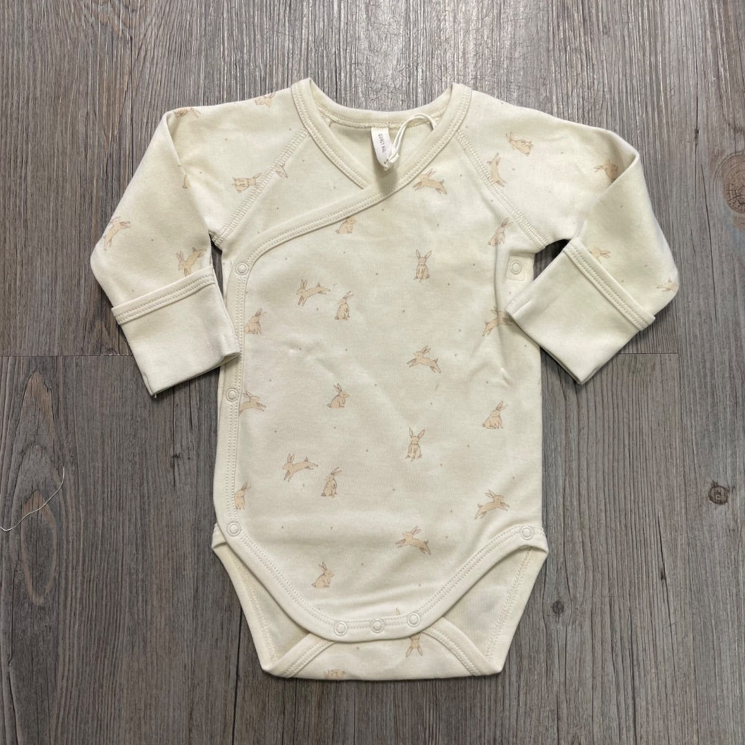Bunnies Quincy Mae Side Snap Body Suit, 3-6M