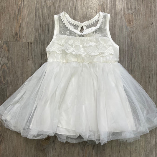White Shein Sleeveless Dress, 24M