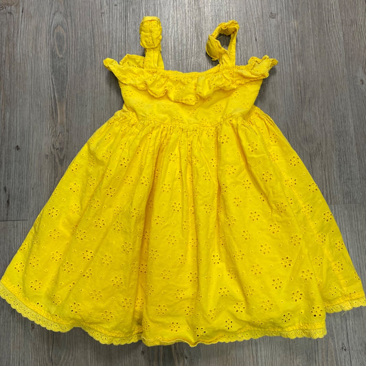 Yellow Cynthia Rowley Eyelet Dress, 5Y