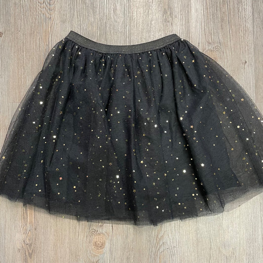 Black Gold Star Zara Lined Skirt, 13-14Y