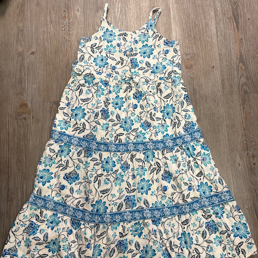 Blue Old Navy Floral Dress, 14-16Y