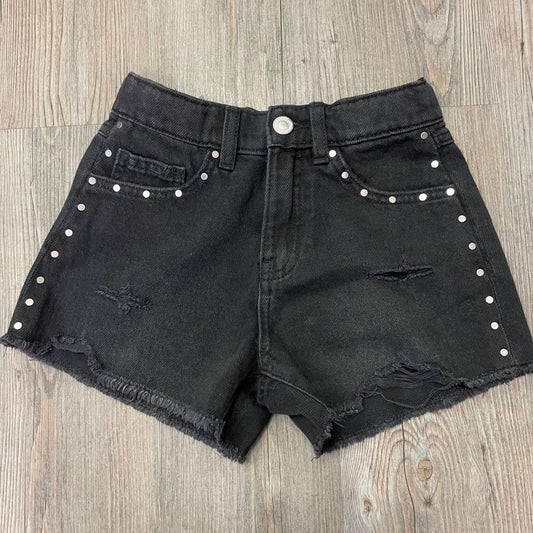 Black Zara Denim Shorts, 8-9Y
