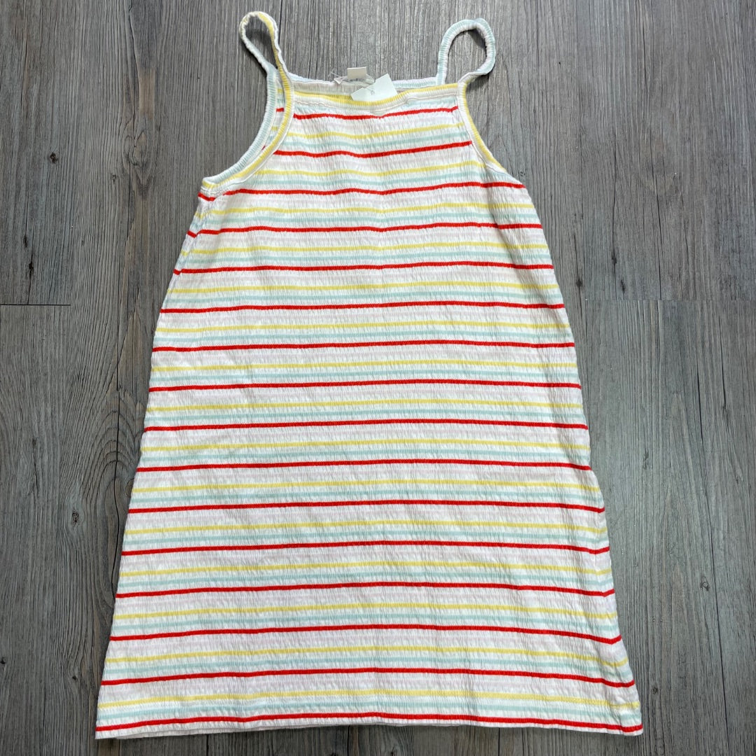 Multi Colour Crewcuts Stripe Dress, 8Y