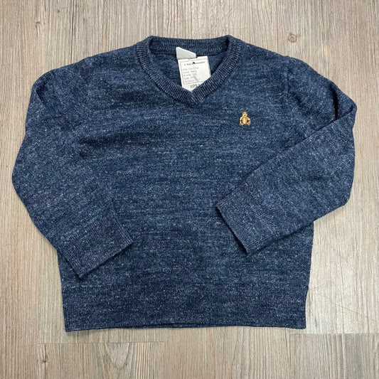 Navy Gap V Neck Sweater, 3Y