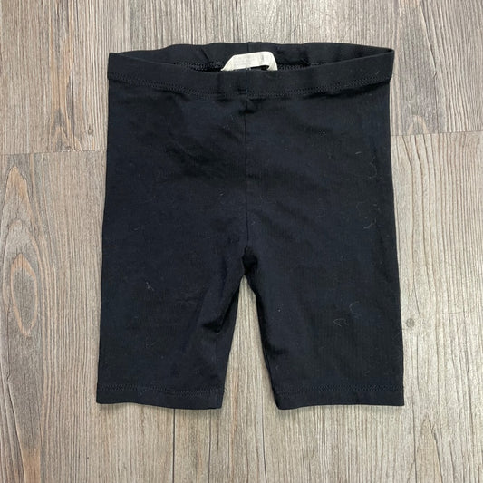 Black H&M Cotton Shorts, 4-5Y