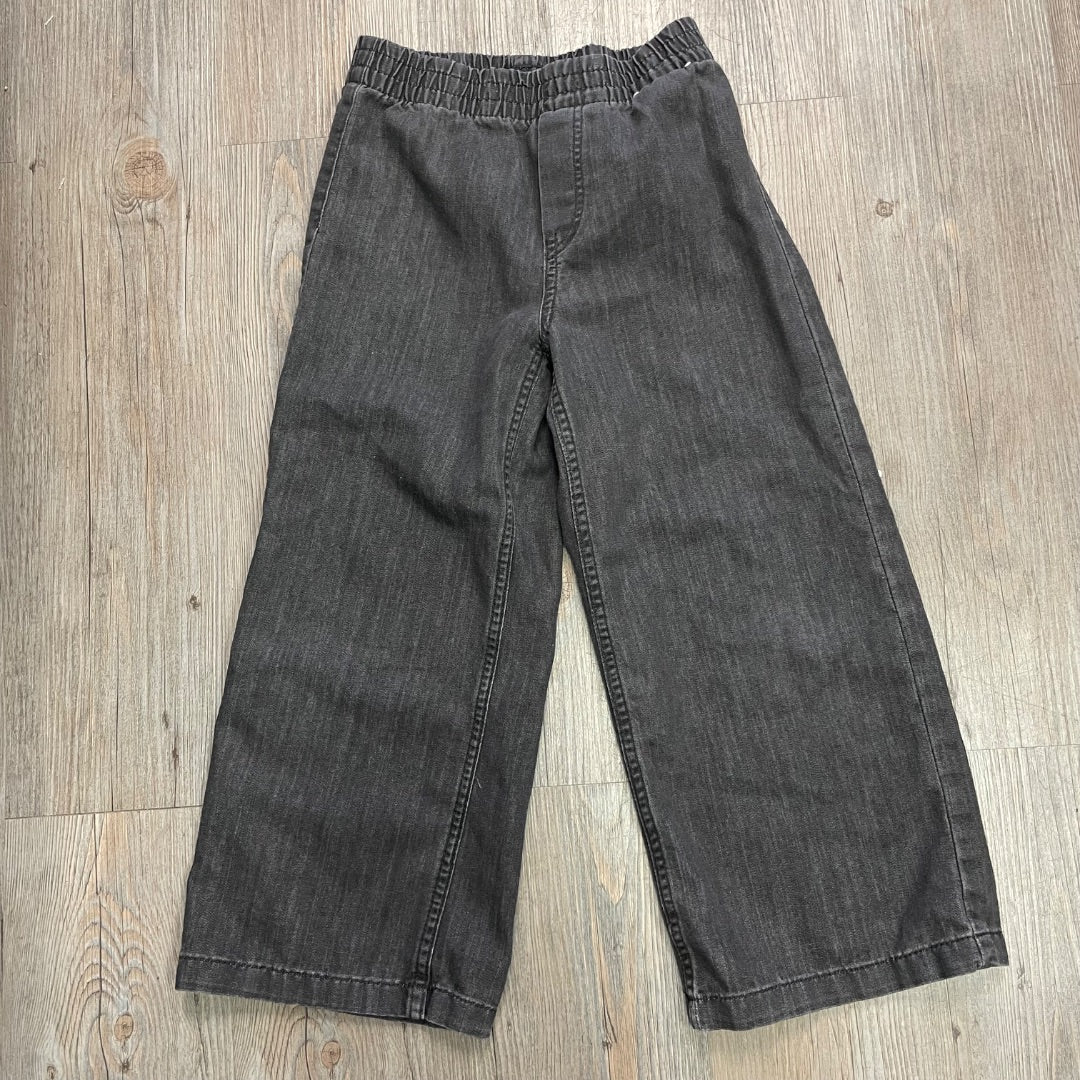 Black H&M Wide Leg Pants, 6Y