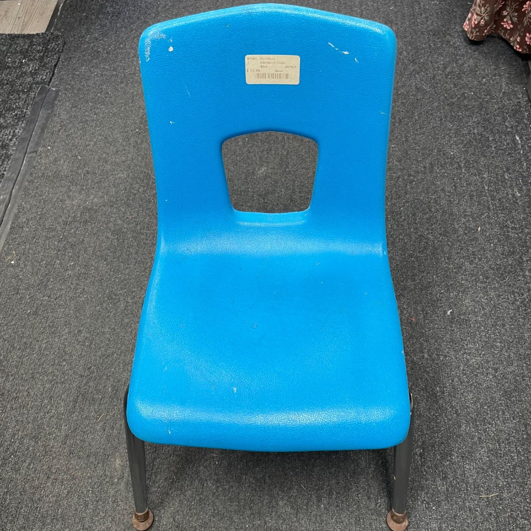 Blue  Childrens Chair, None