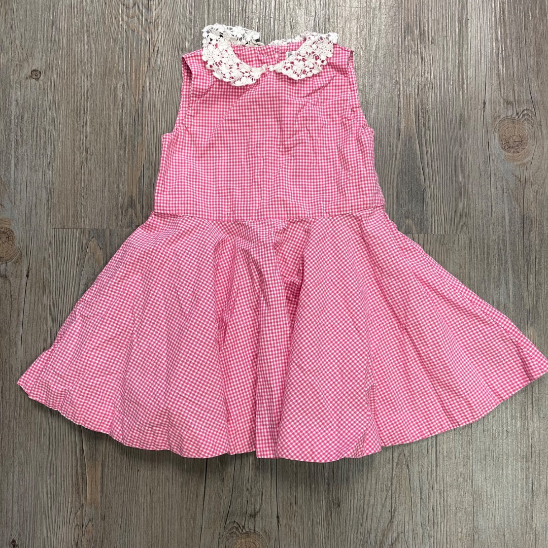 Pink Ralph Lauren Check Dress, 12M