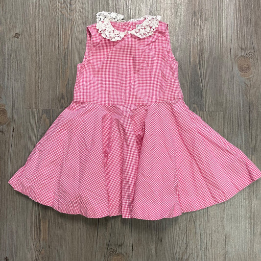 Pink Ralph Lauren Check Dress, 12M
