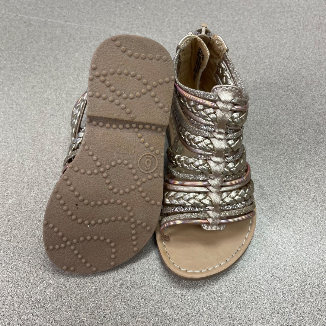 Gold Kelly & Katie Sandals, 6T