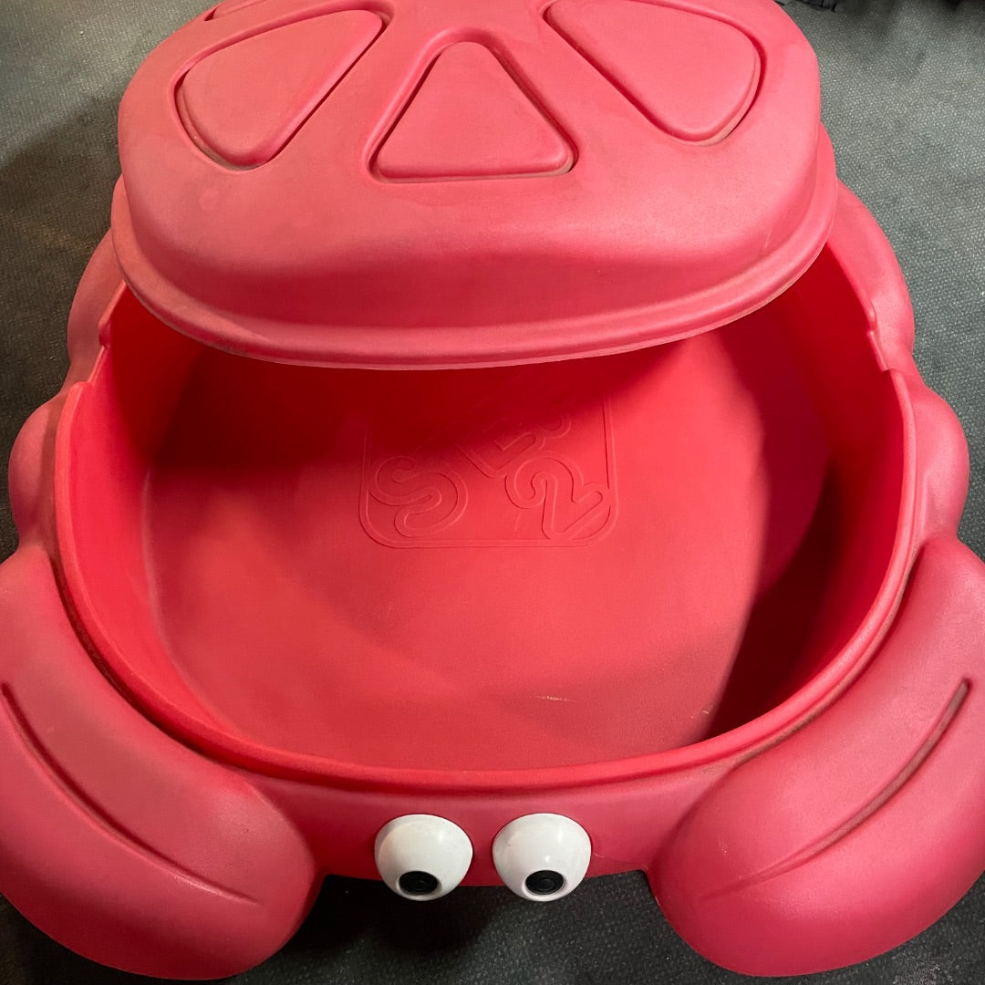 Red Step 2 Sand Box, Pre-Owned
