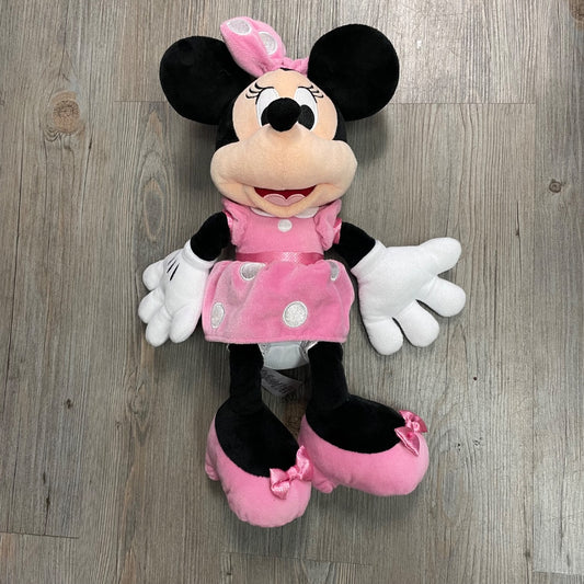 Pink Disney Stuff Toy Minnie  17 Inch