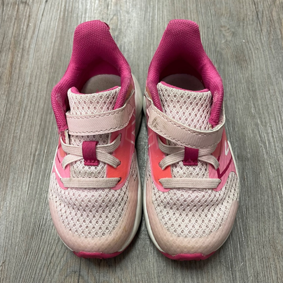 Pink New Balance Velcro Shoes, 6.5T