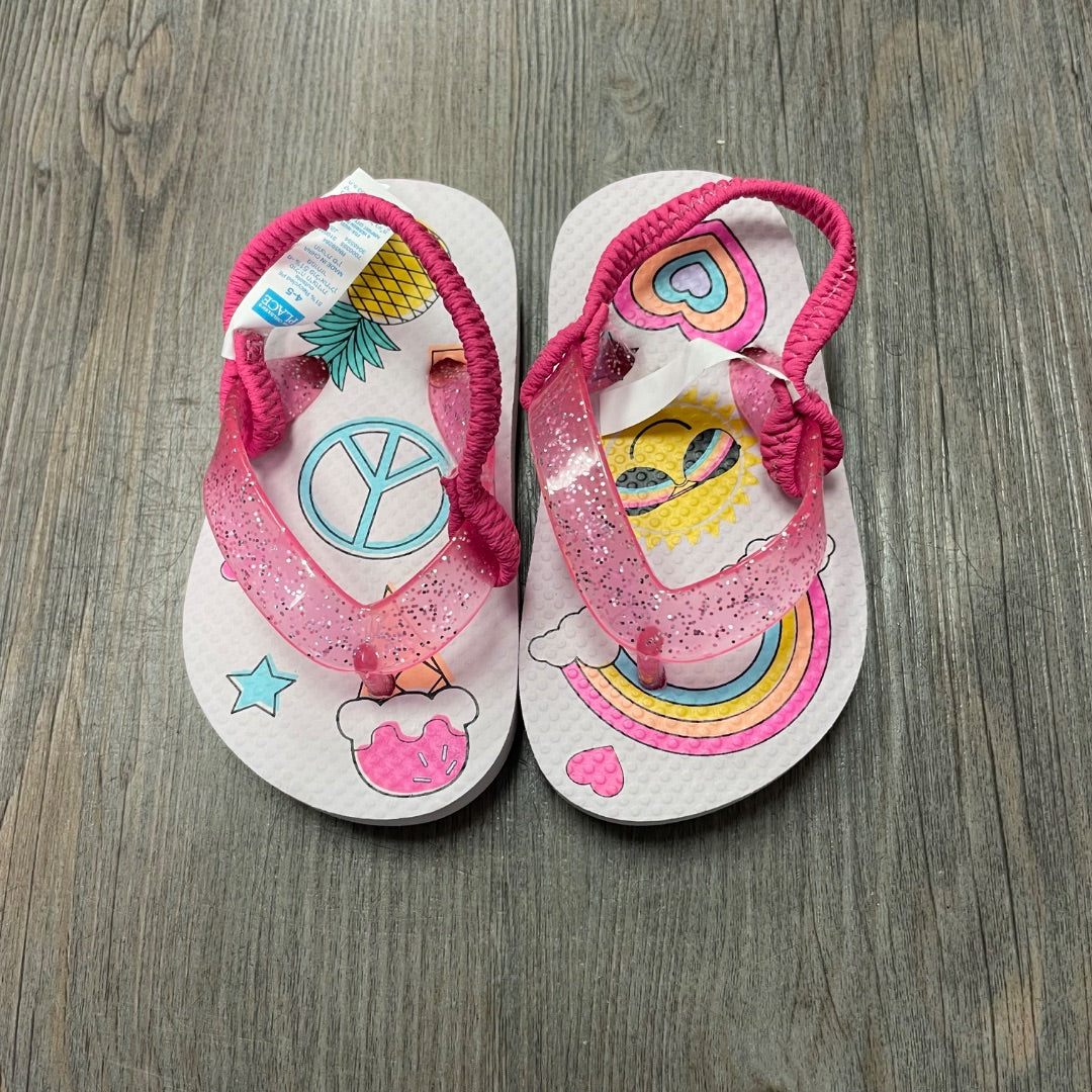 Rainbow Children Place Flip Flop, 4-5T