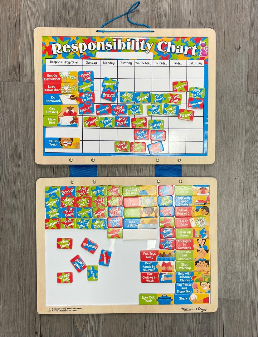 Multi Colour Melissa  And doug Responsibilty Chart