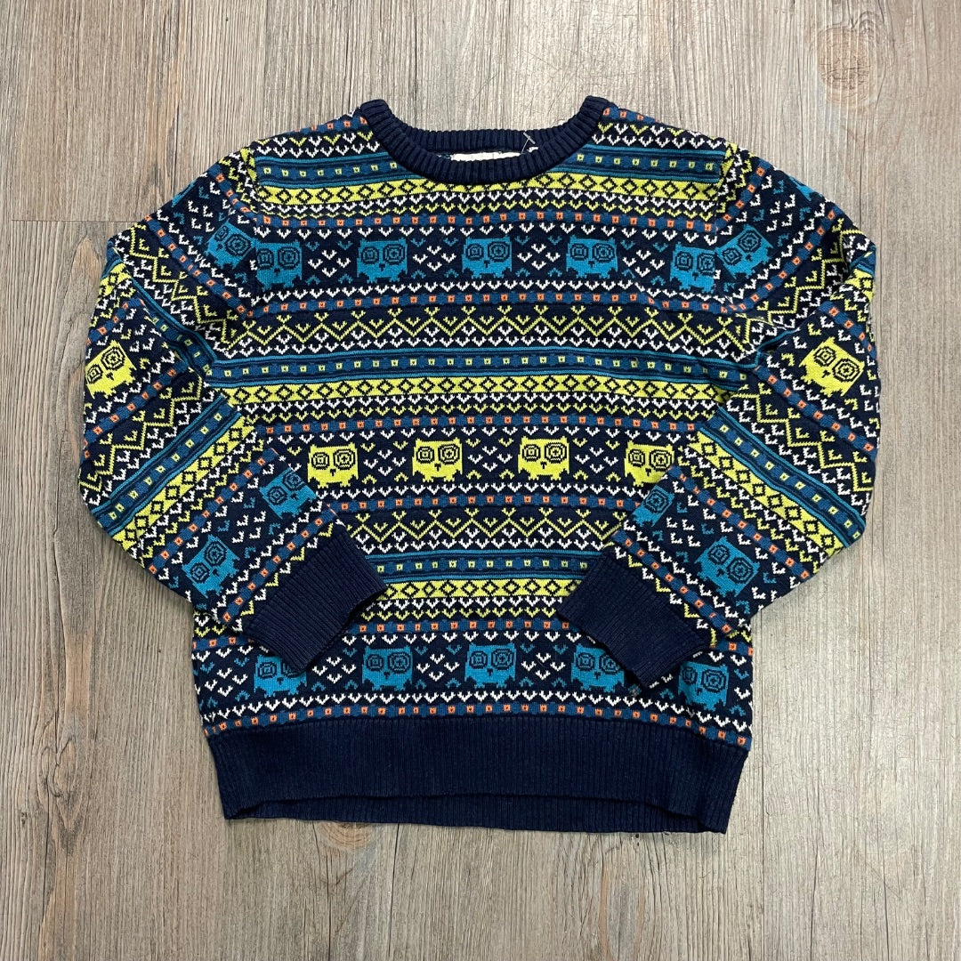 Owl Print H&M Knit Sweater, 4-6Y
