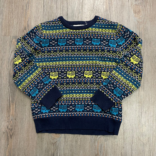 Owl Print H&M Knit Sweater, 4-6Y