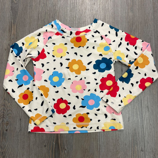 Floral Hanna Anderson Rashguards LS, 6-7Y