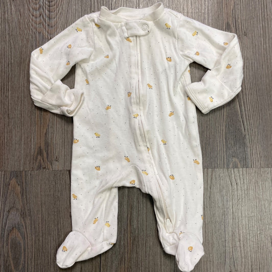 Ivory Carters PJ Onesie, Newborn