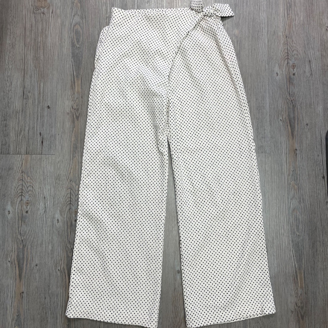 Polka Dots Zara Elastic Waist Pants, 13-14Y