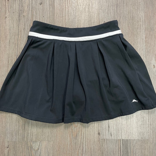 Black Tommy Bahama Pleated Active Skort, 7-8Y