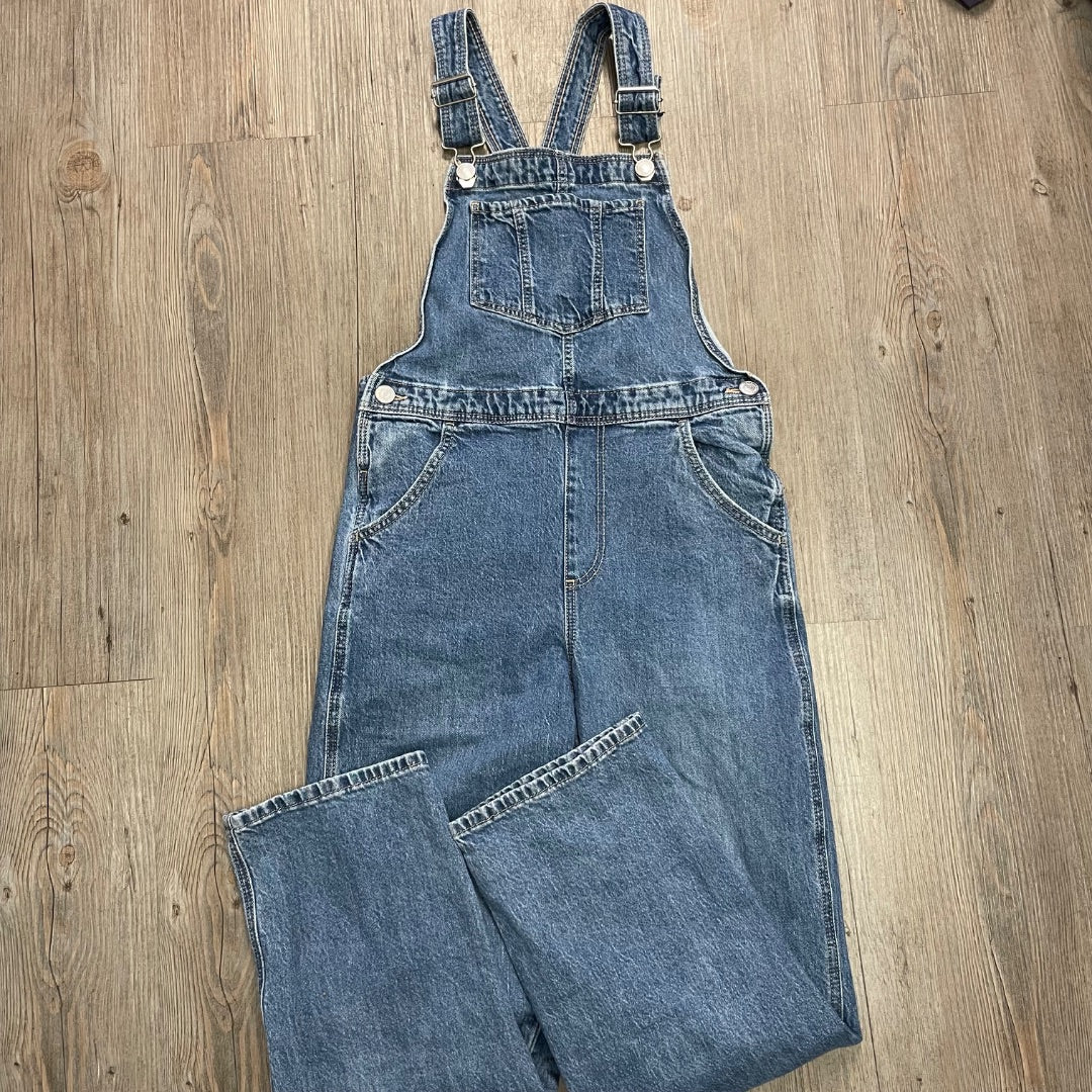 Blue H&M Overall Romper Jean, 9-10Y