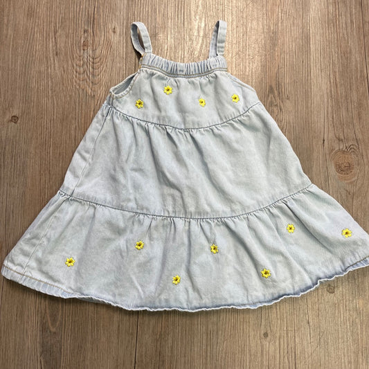 Blue Joe Fresh Denim Dress, 2Y