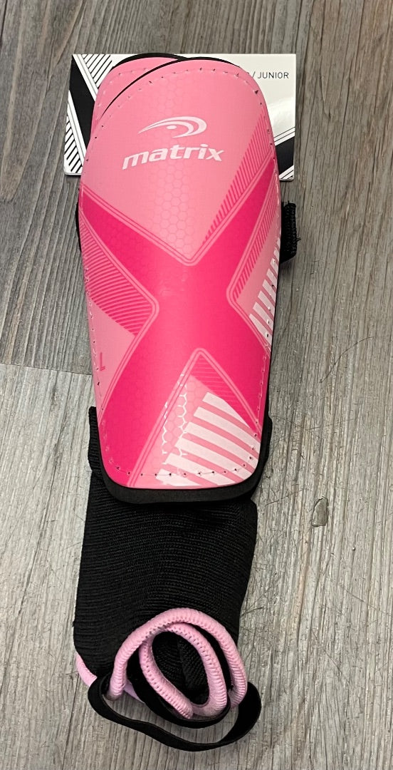 Pink Matrix Shin Pads, Junior