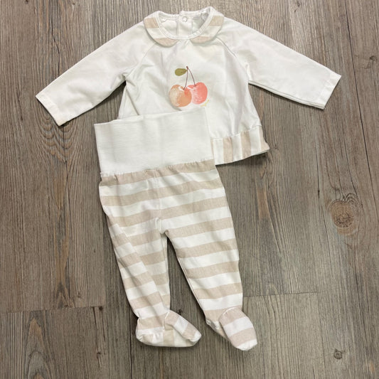 Stripe Mayoral 2PC Clothing Set, 0-1M