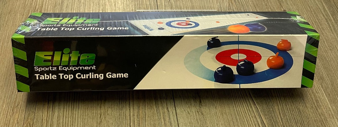 Multi Colour Elite Table Top Curling Game, 3Y+