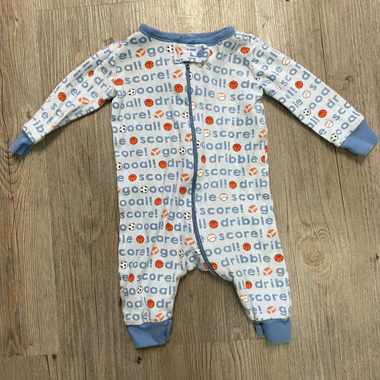 Crocodile Print Carters SSL Onesie, 3-6M