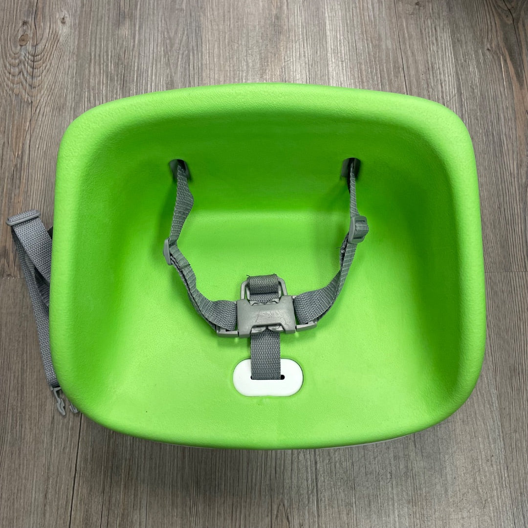 Lime White Ingenuity Booster Seat for Eating, Pre-owned